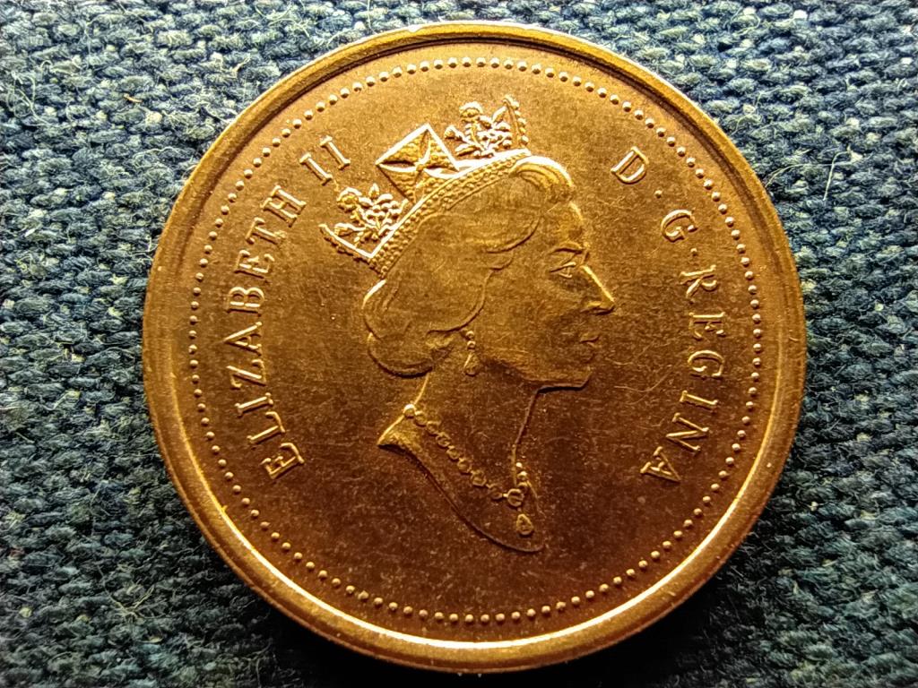 Kanada II. Erzs&eacute;bet 1 Cent
