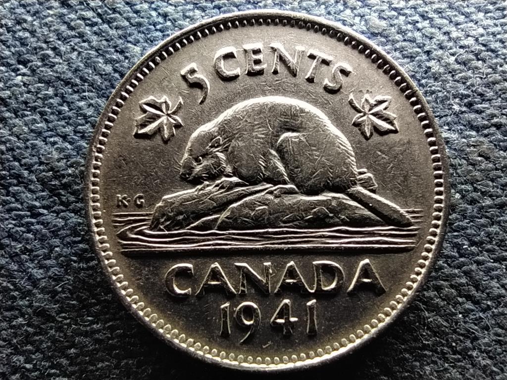 Kanada VI. Gy&ouml;rgy 5 Cent