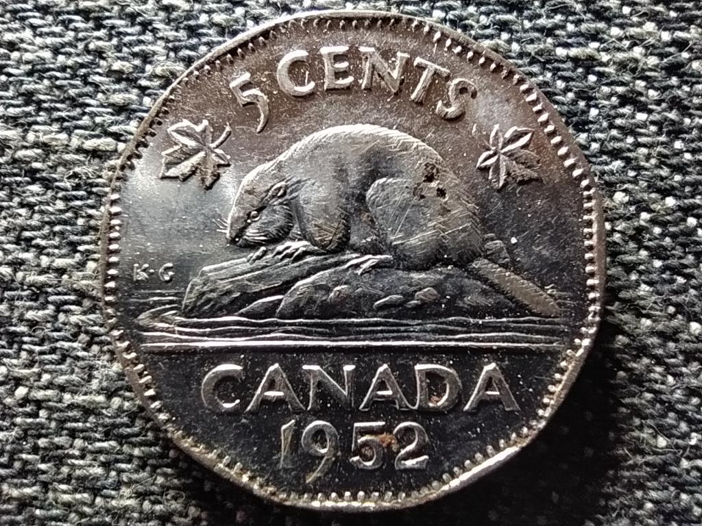 Kanada VI. Gy&ouml;rgy 5 Cent