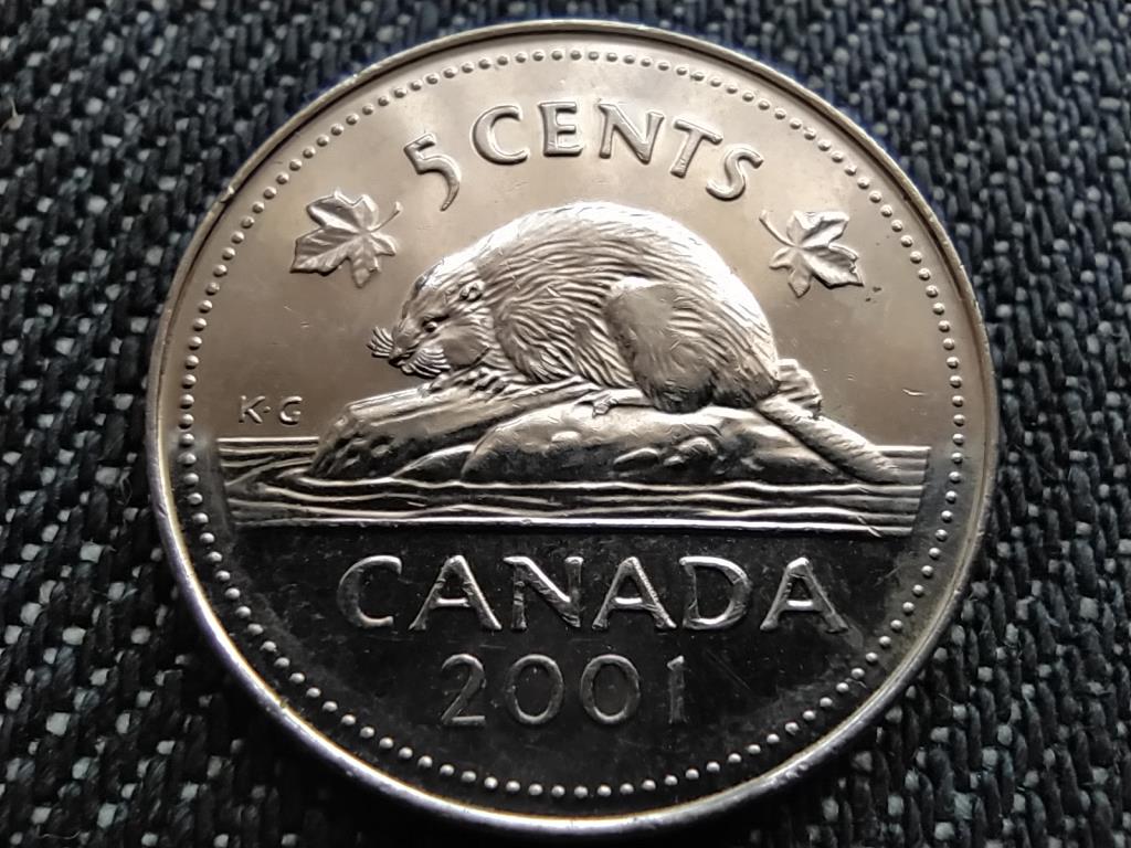 Kanada II. Erzs&eacute;bet 5 Cent
