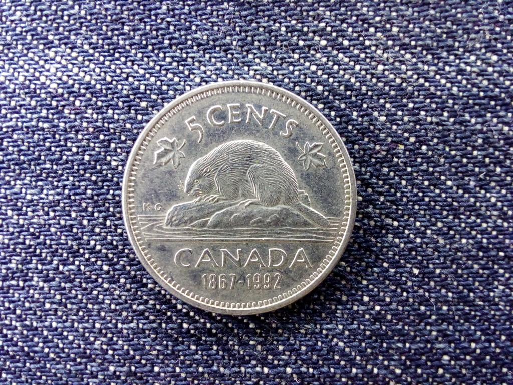 Kanada II. Erzs&eacute;bet 125 &eacute;ves a Kanadai &Aacute;llamsz&ouml;vets&eacute;g 5 Cent
