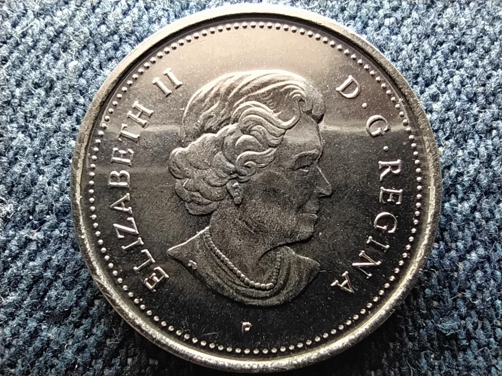Kanada II. Erzs&eacute;bet m&aacute;gneses 5 Cent