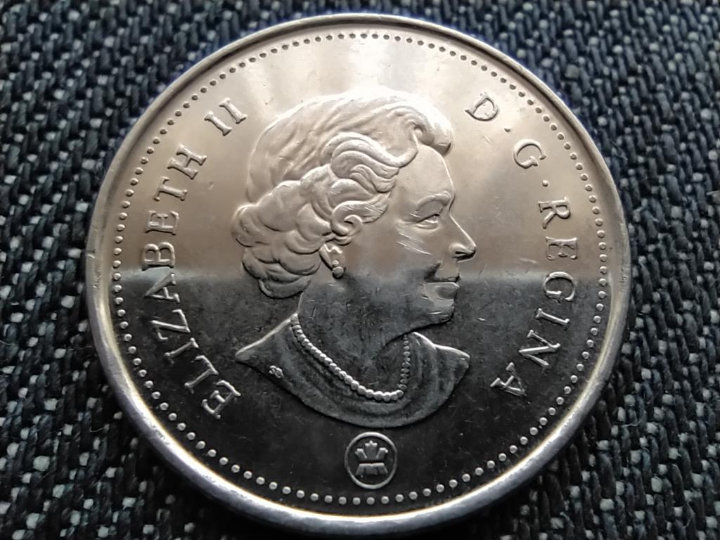 Kanada II. Erzs&eacute;bet m&aacute;gneses 5 Cent