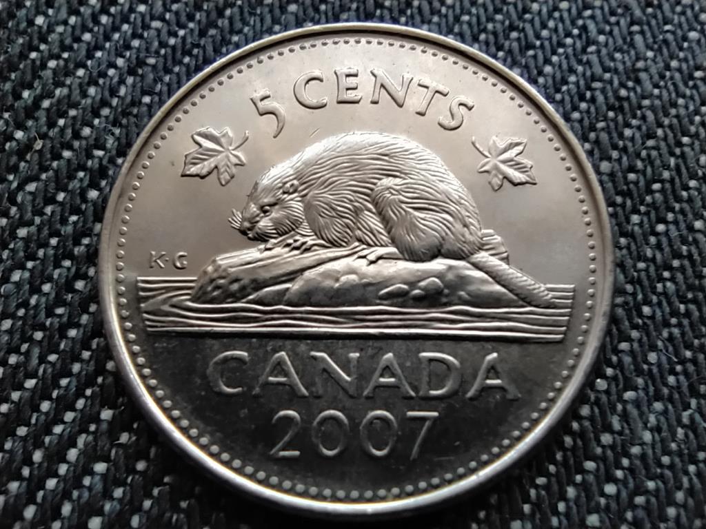 Kanada II. Erzs&eacute;bet m&aacute;gneses 5 Cent