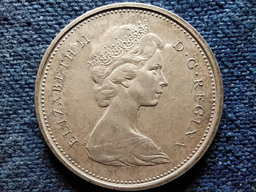 Kanada II. Erzs&eacute;bet .800 ez&uuml;st 25 Cent