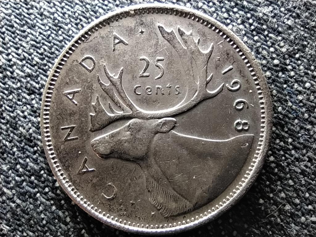 Kanada II. Erzs&eacute;bet .500 ez&uuml;st 25 Cent