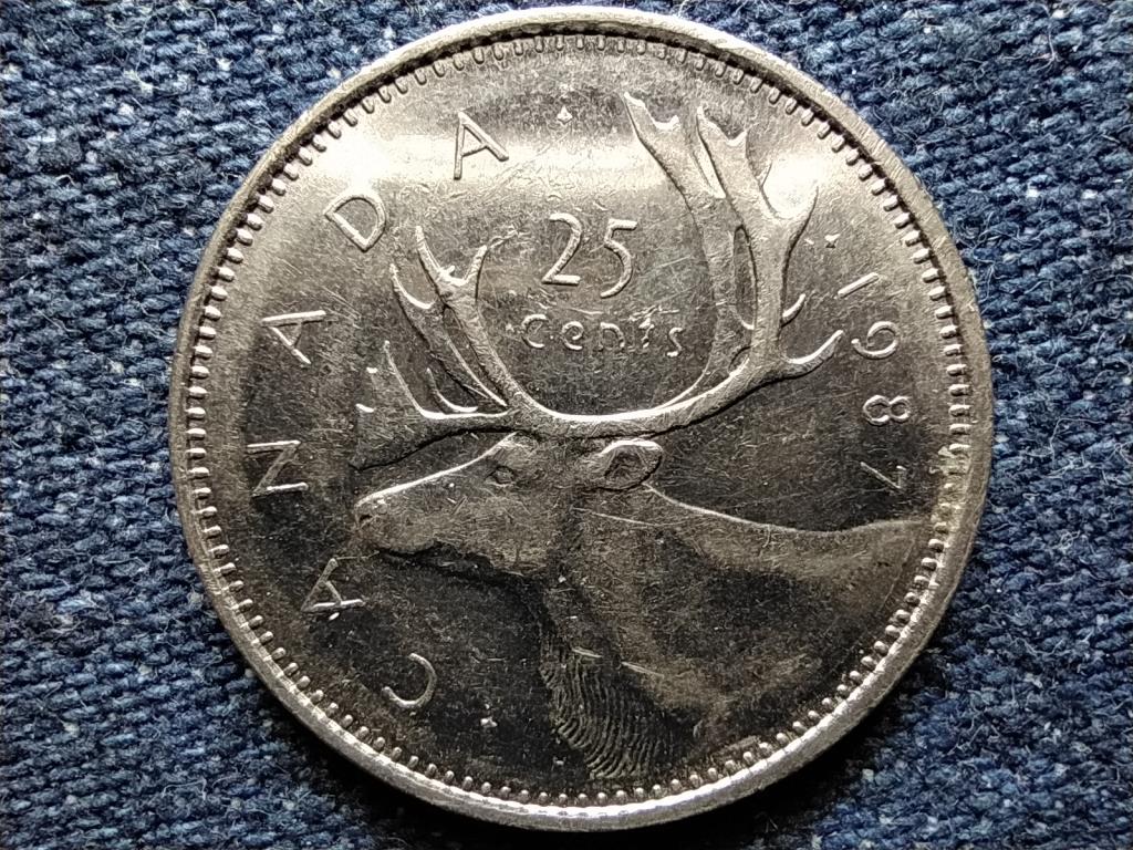 Kanada II. Erzs&eacute;bet 25 Cent