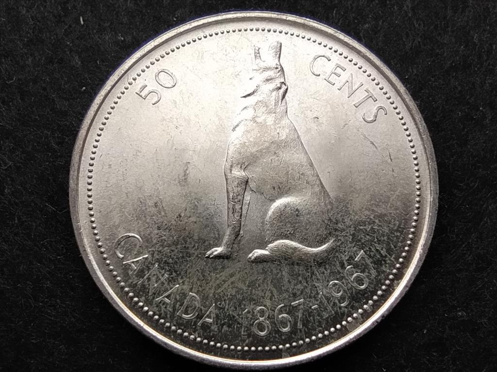 Kanada 100 &eacute;ves Kanada .800 ez&uuml;st 50 Cent