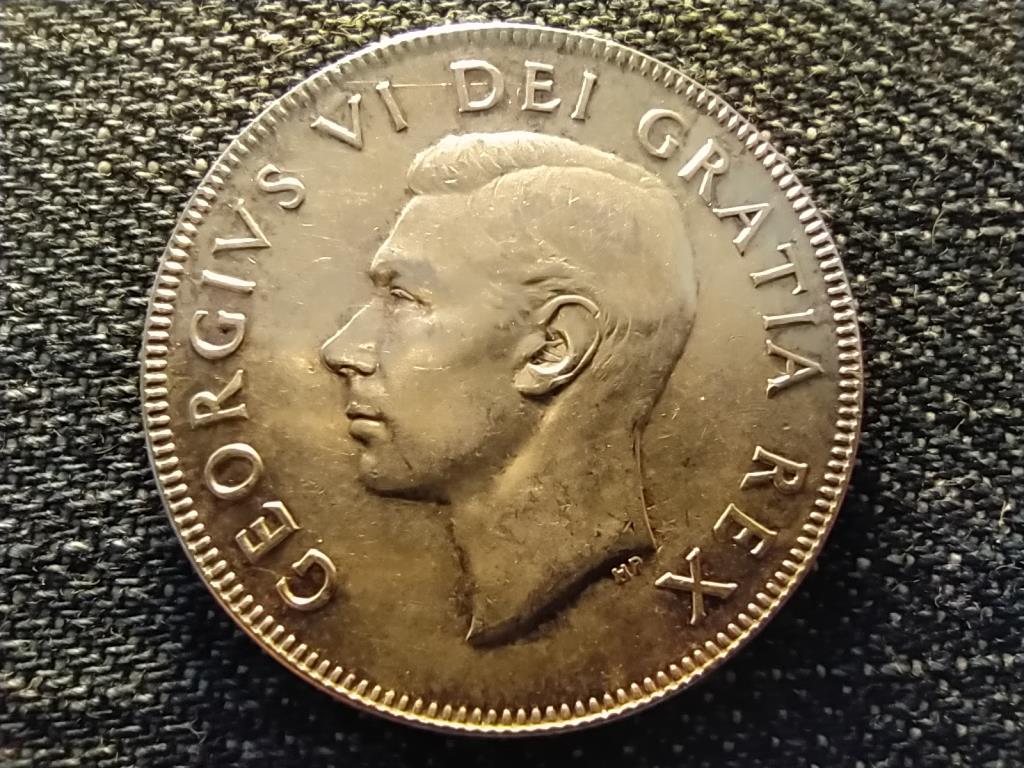Kanada VI. Gy&ouml;rgy .800 ez&uuml;st 50 Cent
