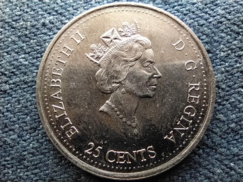 Kanada Bel&eacute;p&eacute;s a harmadik &eacute;vezredbe &Uuml;nnepl&eacute;s 25 Cent