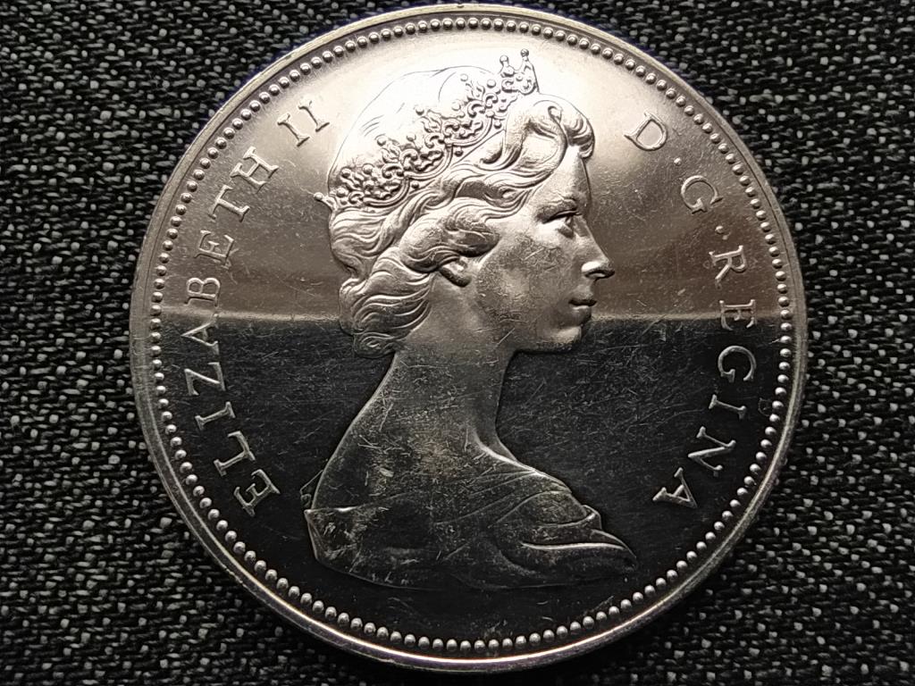 Kanada II. Erzs&eacute;bet kenu .800 ez&uuml;st 1 Doll&aacute;r