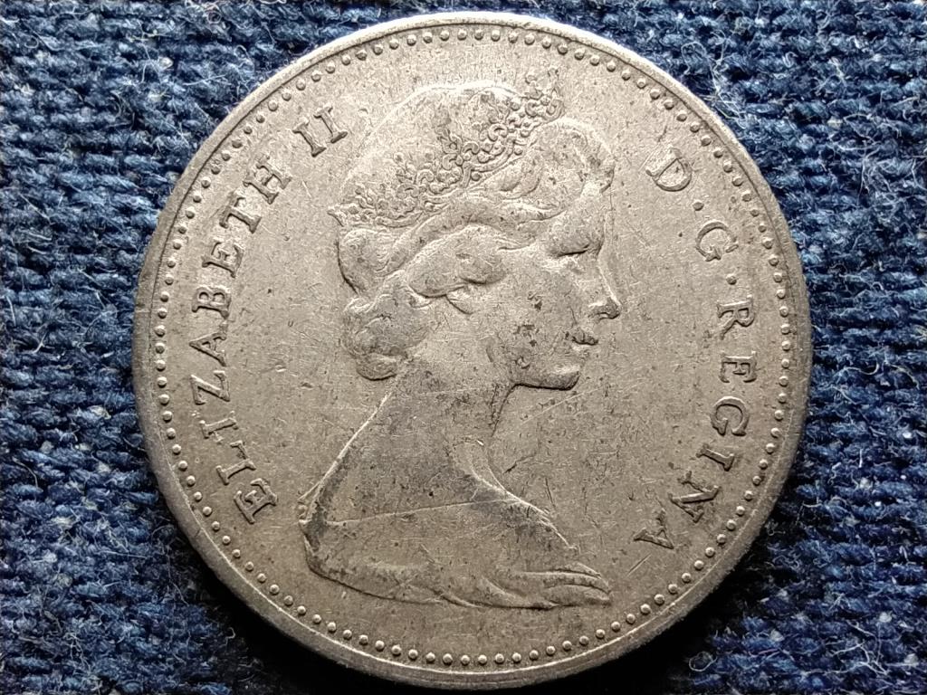 Kanada II. Erzs&eacute;bet .800 ez&uuml;st 10 Cent