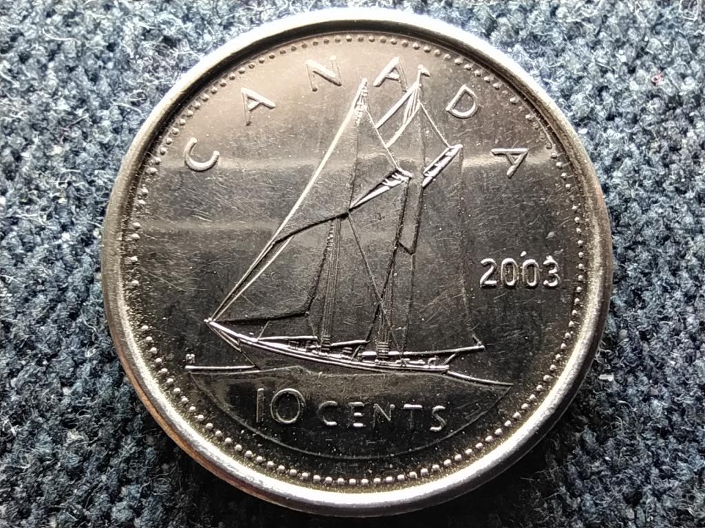 Kanada II. Erzs&eacute;bet 10 Cent