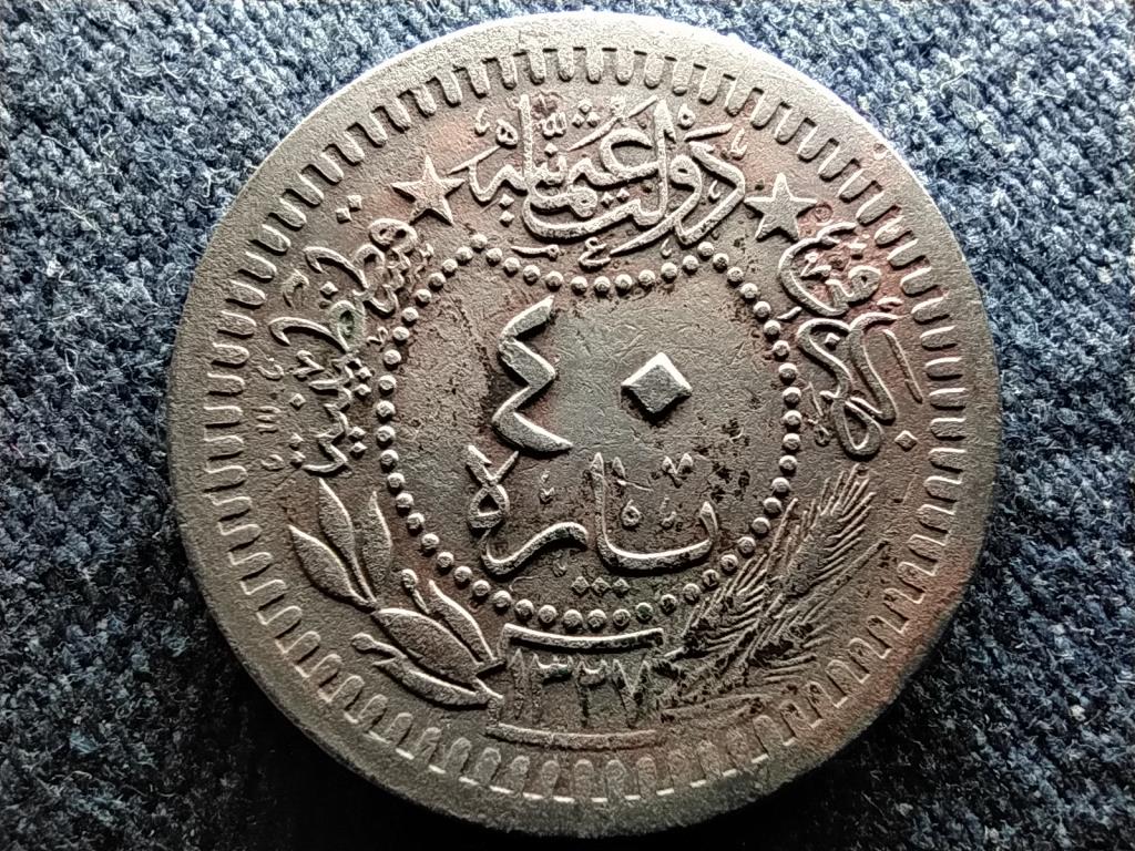 Oszm&aacute;n Birodalom V. Mehmed (1909-1918) 40 para