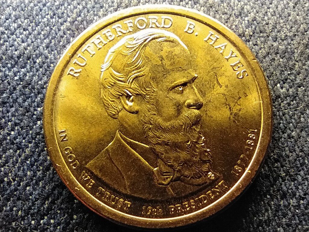 USA  Eln&ouml;ki doll&aacute;r &eacute;rme sorozat Rutherford B. Hayes 1 Doll&aacute;r