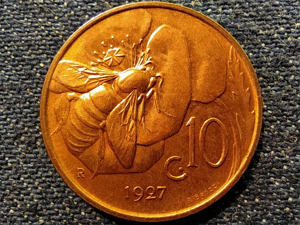 Olaszorsz&aacute;g III. Viktor Em&aacute;nuel (1900-1946) 10 Centesimi