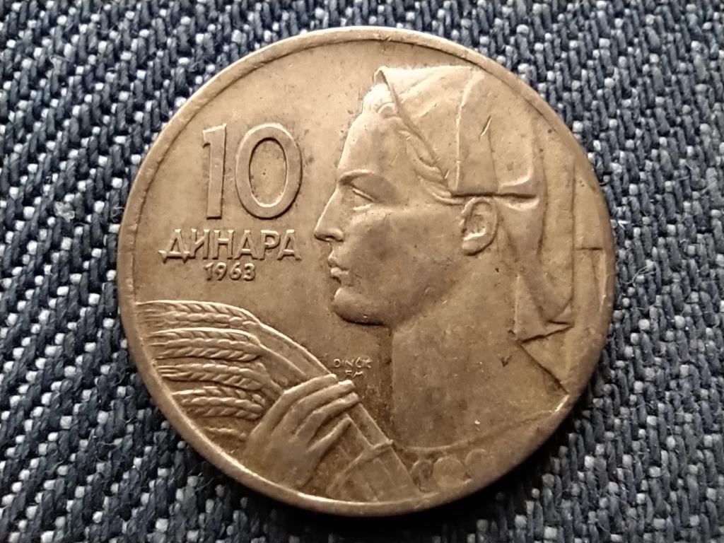 Jugoszl&aacute;via 10 D&iacute;n&aacute;r