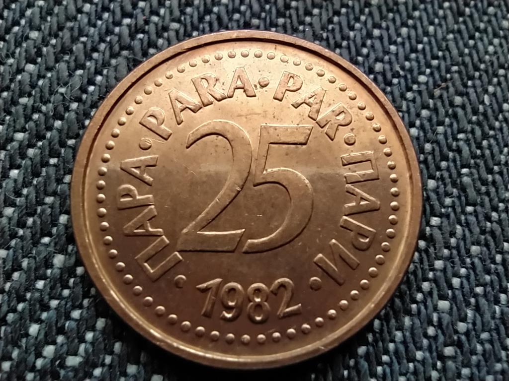 Jugoszl&aacute;via 25 para