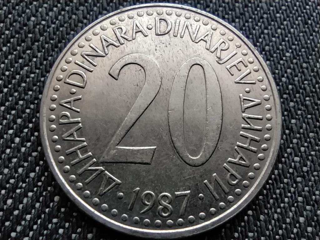 Jugoszl&aacute;via 20 D&iacute;n&aacute;r