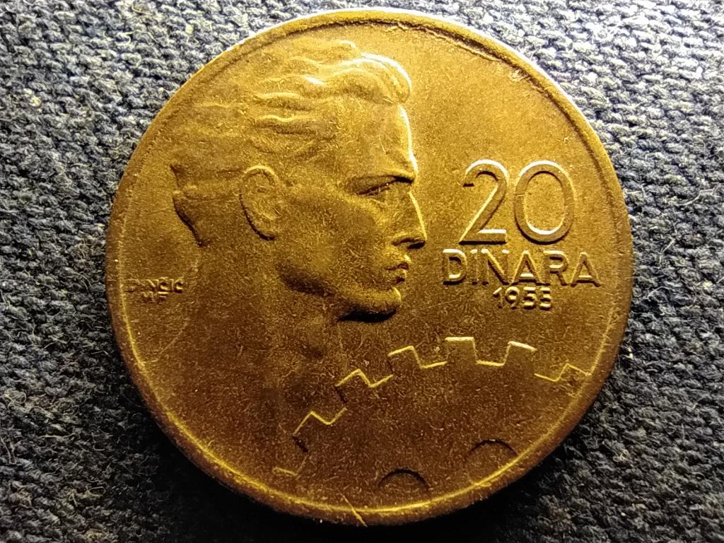 Jugoszl&aacute;via 20 D&iacute;n&aacute;r