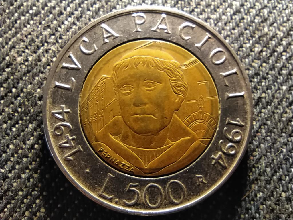 Olaszorsz&aacute;g Luca Pacioli 500 L&iacute;ra
