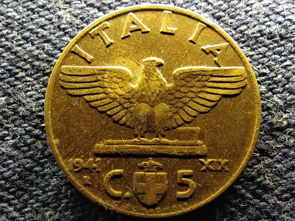 Olaszorsz&aacute;g III. Viktor Em&aacute;nuel (1900-1946) 5 Centesimi