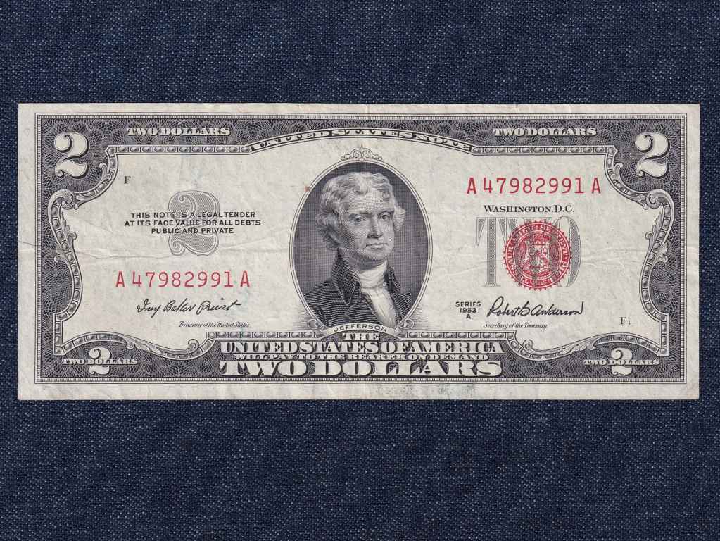 USA 2 Doll&aacute;r bankjegy