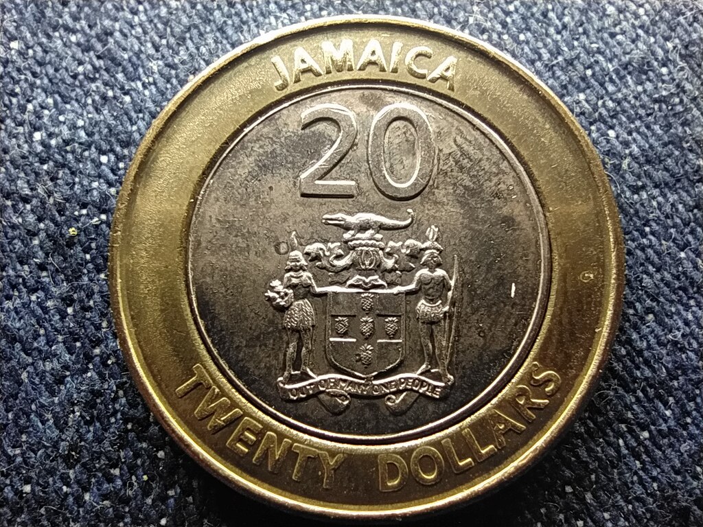 Jamaica II. Erzs&eacute;bet (1952-) Marcus Garvey 20 Doll&aacute;r