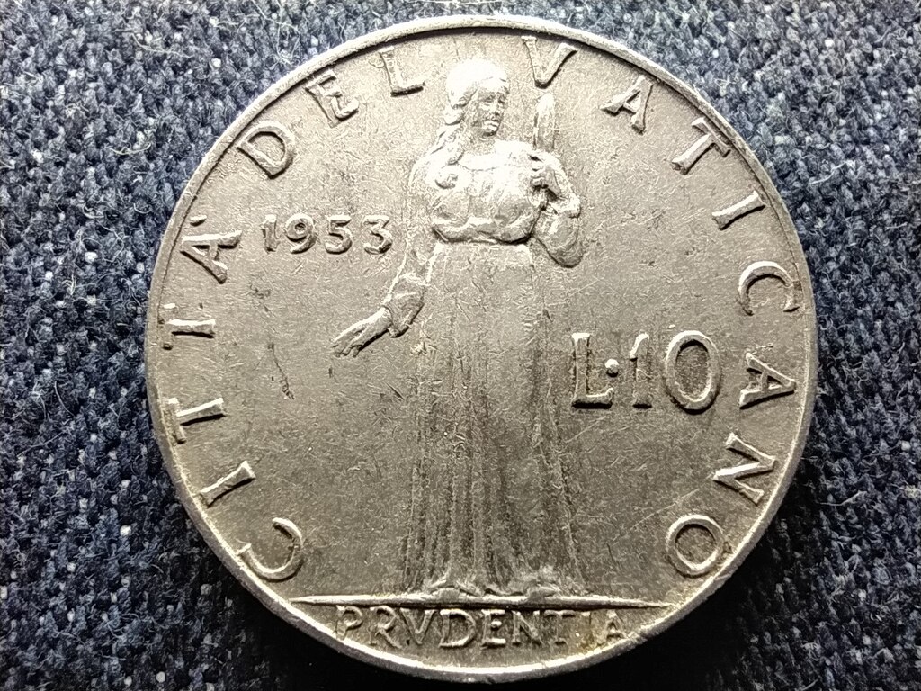 Vatik&aacute;n XII. Pius Prudentia 10 l&iacute;ra