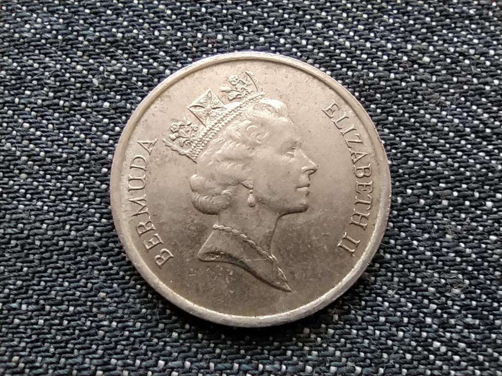 Bermuda II. Erzs&eacute;bet (1952-1961) 25 Cent