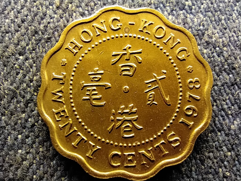 Hongkong II. Erzs&eacute;bet 20 cent