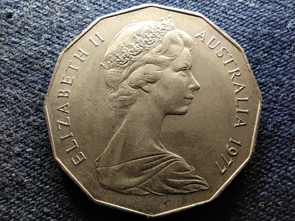 Ausztr&aacute;lia II. Erzs&eacute;bet uralkod&aacute;s&aacute;nak ez&uuml;st jubileuma 50 Cent