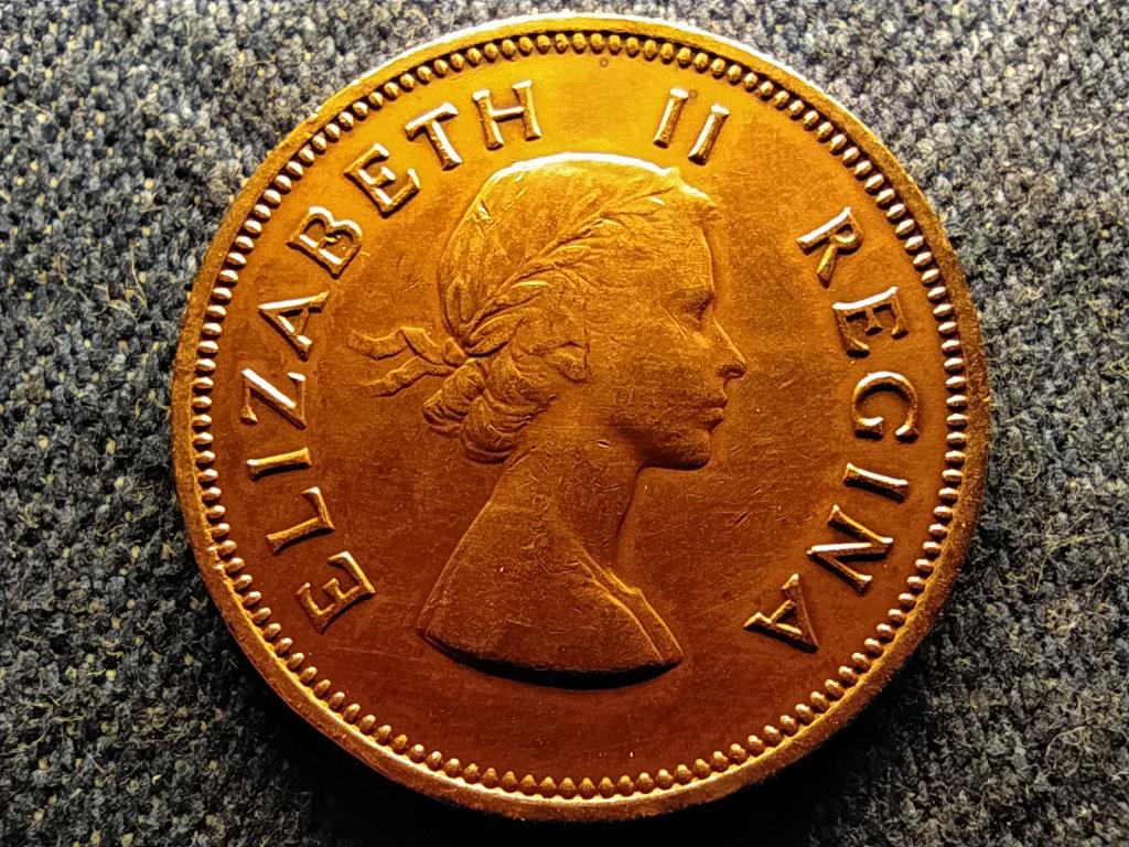 D&eacute;l-Afrikai K&ouml;zt&aacute;rsas&aacute;g II. Erzs&eacute;bet Suid Afrika 1/2 Penny