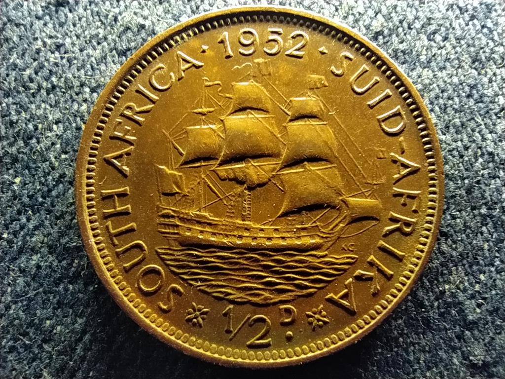 D&eacute;l-Afrikai K&ouml;zt&aacute;rsas&aacute;g VI. Gy&ouml;rgy Suid Afrika 1/2 Penny