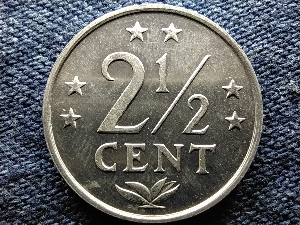 Holland Antill&aacute;k Beatrix (1980-2013) 2 1/2 cent