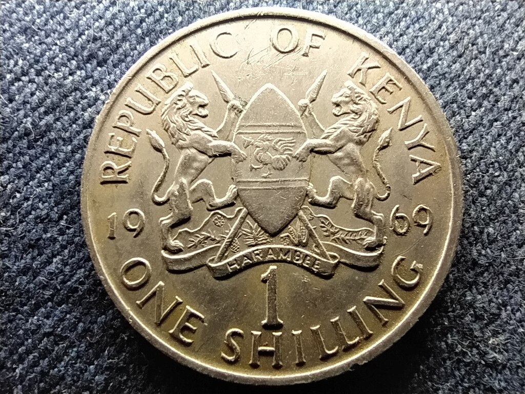 Kenya Mzee Jomo Kenyata 1 shilling