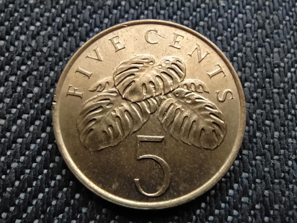 Szingap&uacute;r 5 cent 
