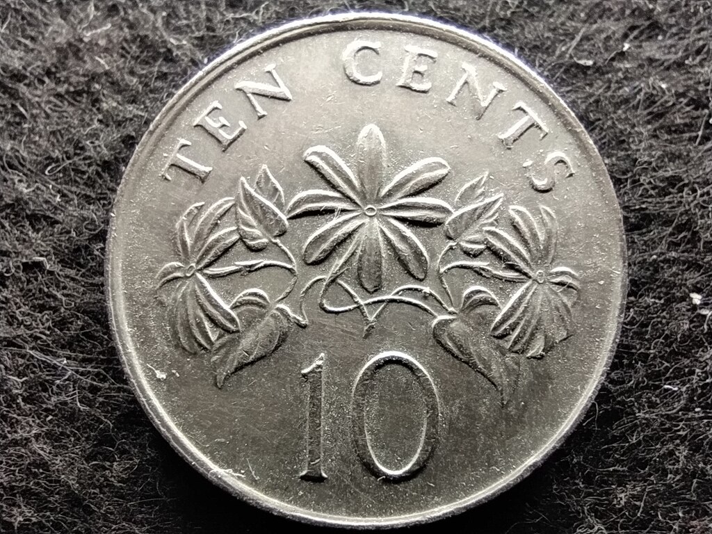 Szingap&uacute;r szalag felfel&eacute; 10 cent