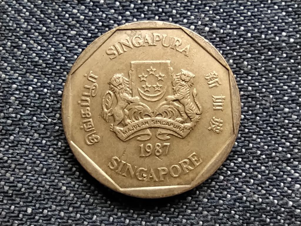 Szingap&uacute;r szalag felfel&eacute; 1 doll&aacute;r