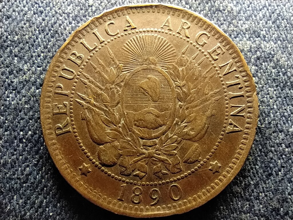 Argent&iacute;na Sz&ouml;vets&eacute;gi tartom&aacute;ny (1861-0) 2 Centavo