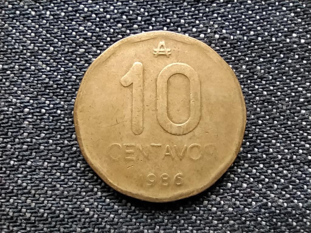 Argent&iacute;na Sz&ouml;vets&eacute;gi tartom&aacute;ny (1861-0) 10 Centavo