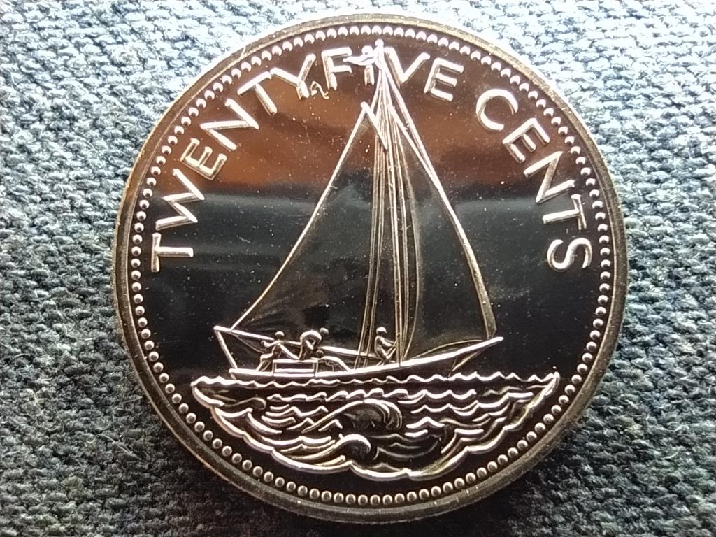 Bahama-szigetek II. Erzs&eacute;bet (1952-2022) 25 Cent