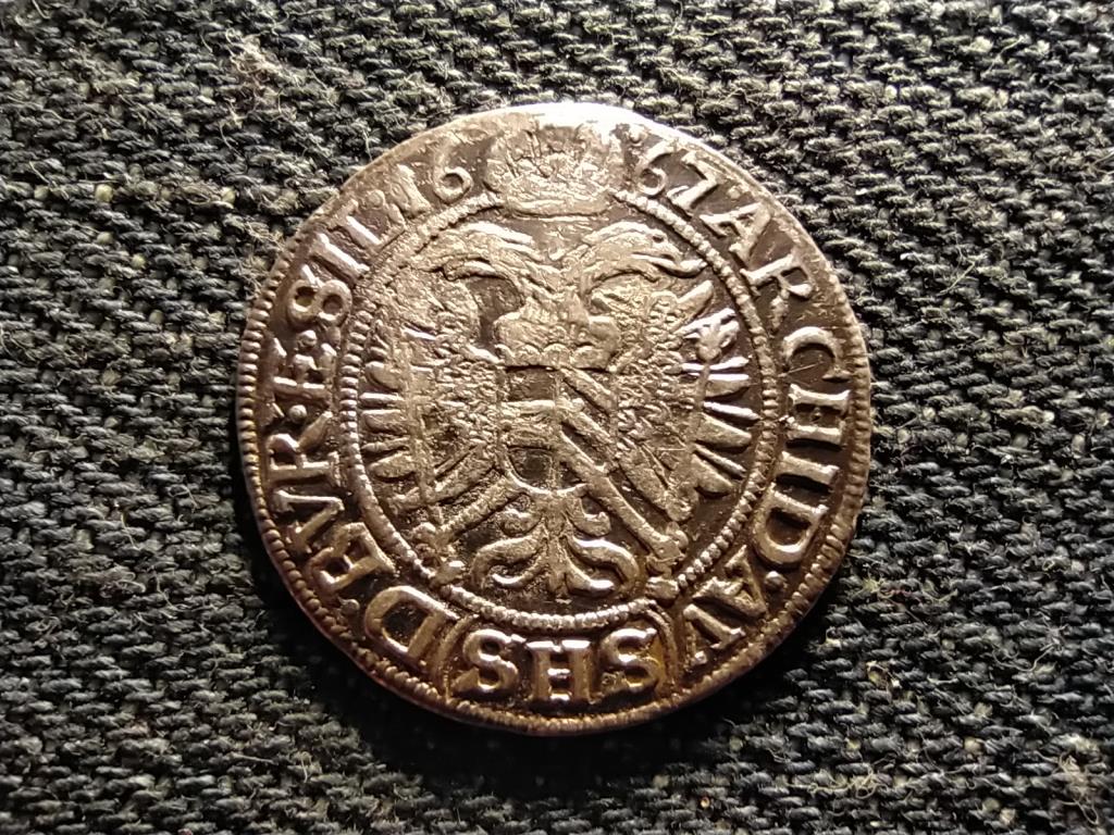 N&eacute;met-R&oacute;mai Birodalom Leopold I. cs&aacute;sz&aacute;r (1658-1705) ez&uuml;st 3 krajc&aacute;r