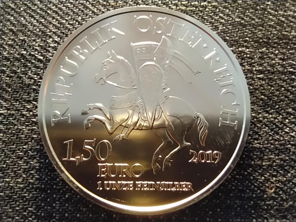 Ausztria 825 &eacute;ves a B&eacute;csi P&eacute;nzverde .999 ez&uuml;st 1.5 Euro
