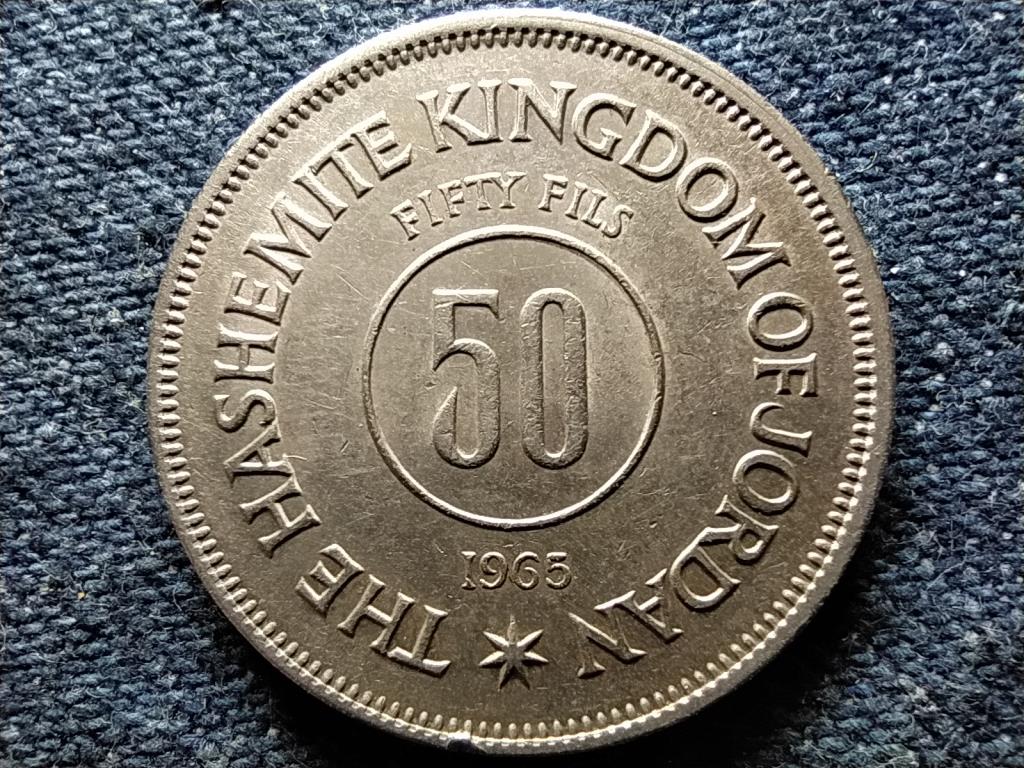 Jord&aacute;nia Husszein 50 fils