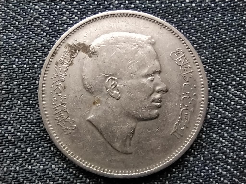 Jord&aacute;nia Husszein 100 fils 1 dirham