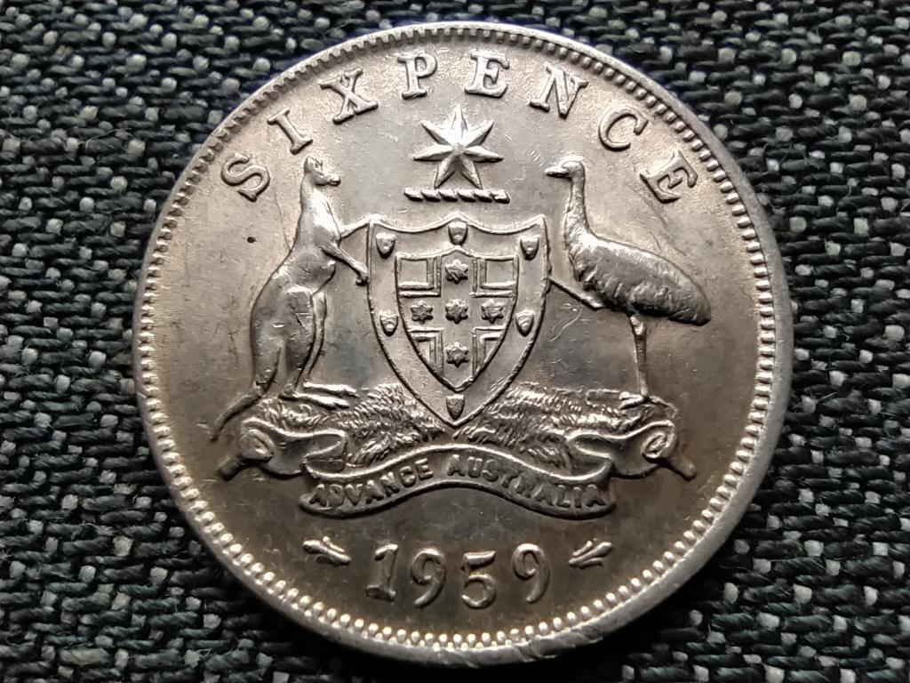 Ausztr&aacute;lia II. Erzs&eacute;bet (1952-2022) .500 6 Penny