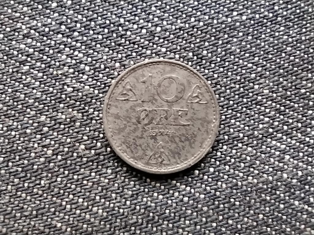 Norv&eacute;gia VII. Haakon N&eacute;met megsz&aacute;ll&aacute;s 10 &Ouml;re