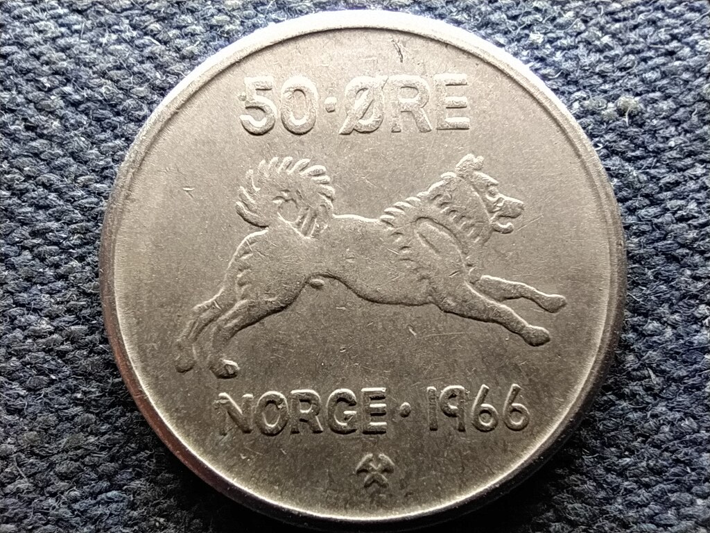 Norv&eacute;gia V. Olaf (1957-1991) 50 &Ouml;re