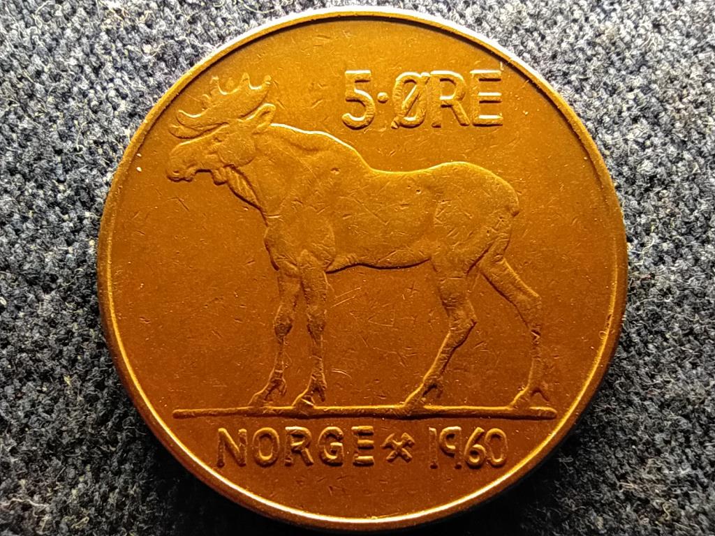 Norv&eacute;gia V. Olaf (1957-1991) 5 &Ouml;re